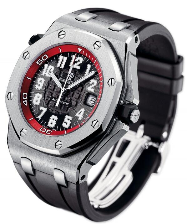 Review 15701ST.OO.D002CA.03 Audemars Piguet Royal Oak OffShore 15701 Scuba Boutique Red replica watch
